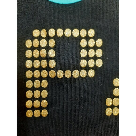 Vintage Y2K T Shirt 2001 Pink Get The Party Started Black Short Sleeve Size M - Picture 5 of 11